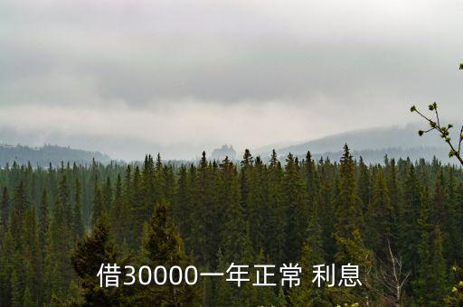 借唄借3萬一年利息多少錢,借唄三千塊錢一個月多少利息