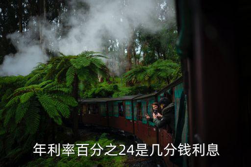 年利率24%月息多少