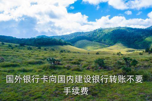 建行國(guó)際匯款 免手續(xù)費(fèi)多少,建行現(xiàn)金匯款要手續(xù)費(fèi)嗎