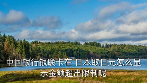 信用卡在日本取錢手續(xù)費是多少錢啊,中國銀行信用卡日本取現(xiàn)手續(xù)費
