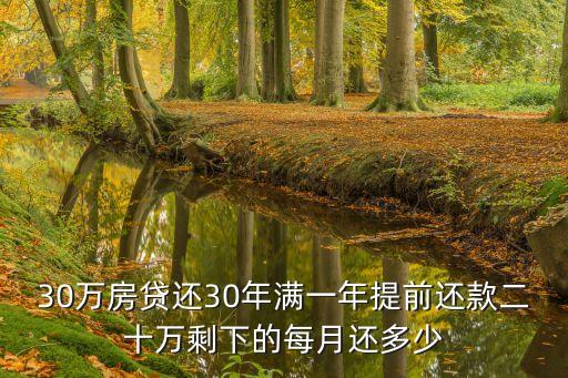 30萬(wàn)貸30年月供多少,貸款30萬(wàn)貸30年月供多少