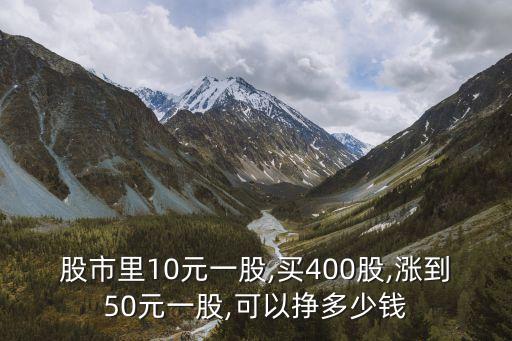 10塊錢股票漲1元賺多少錢