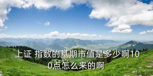  上證 指數(shù)的基期市值是多少啊100點怎么來的啊