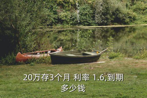 利率1.6 利息多少,利率6.86%怎么計算利息金額