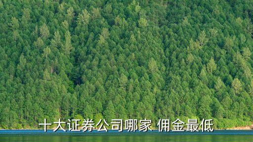 申萬宏源傭金多少
