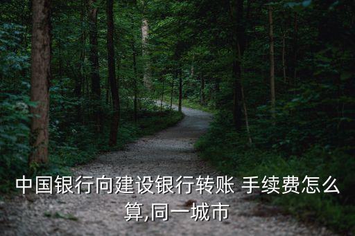 柜臺(tái)中行轉(zhuǎn)建行手續(xù)費(fèi)多少錢,中行轉(zhuǎn)建行手續(xù)費(fèi)怎么收取