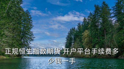 正規(guī)恒生指數(shù)期貨 開戶平臺手續(xù)費(fèi)多少錢一手