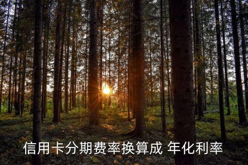 分期手續(xù)費(fèi)年化利息是多少錢(qián),寧波銀行信用卡分期手續(xù)費(fèi)和利息