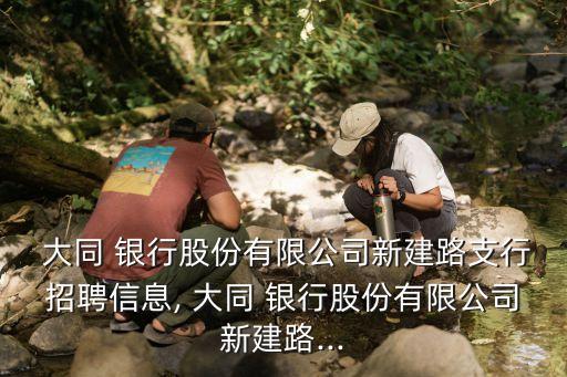  大同 銀行股份有限公司新建路支行招聘信息, 大同 銀行股份有限公司新建路...