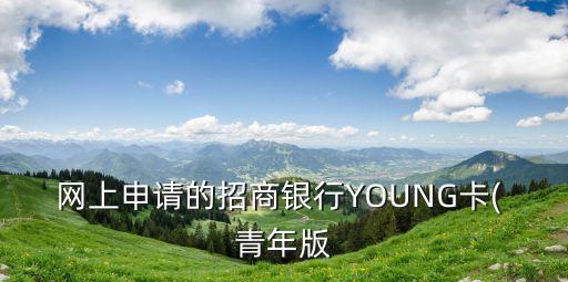 招行young卡青年版金卡額度是多少錢