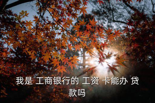 工商工資卡能貸款多少錢,工商打卡工資貸款
