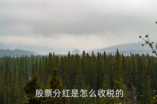  股票分紅是怎么收稅的