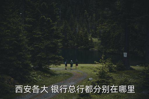  西安各大 銀行總行都分別在哪里