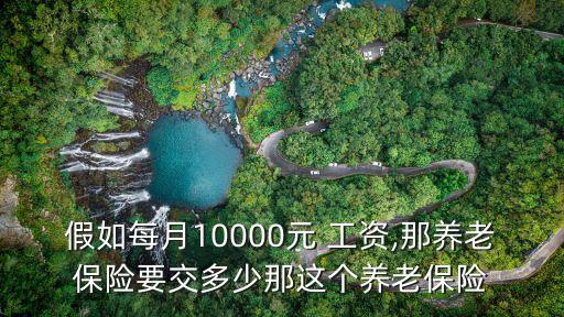 假如每月10000元 工資,那養(yǎng)老保險(xiǎn)要交多少那這個(gè)養(yǎng)老保險(xiǎn)