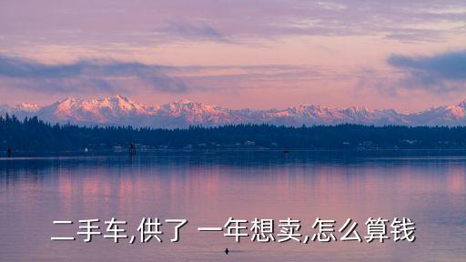 二手車(chē),供了 一年想賣(mài),怎么算錢(qián)