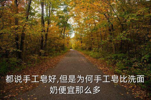 都說手工皂好,但是為何手工皂比洗面奶便宜那么多