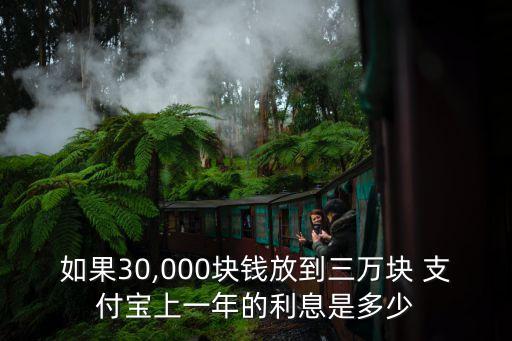 如果30,000塊錢(qián)放到三萬(wàn)塊 支付寶上一年的利息是多少