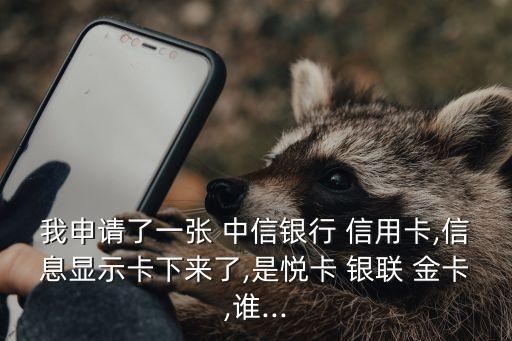 中信銀行銀聯(lián)ic信用卡金卡額度一般多少