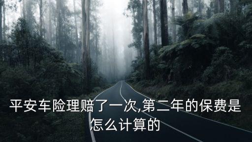 平安車險(xiǎn)理賠了一次,第二年的保費(fèi)是怎么計(jì)算的