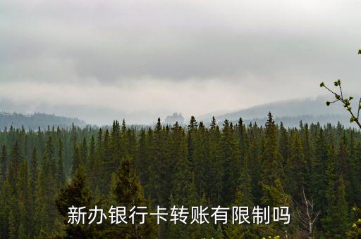 新辦銀行卡轉(zhuǎn)賬有限制嗎