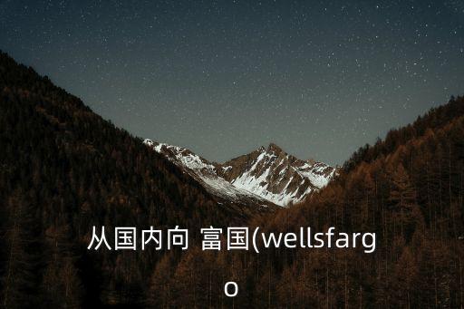 從國內(nèi)向 富國(wellsfargo
