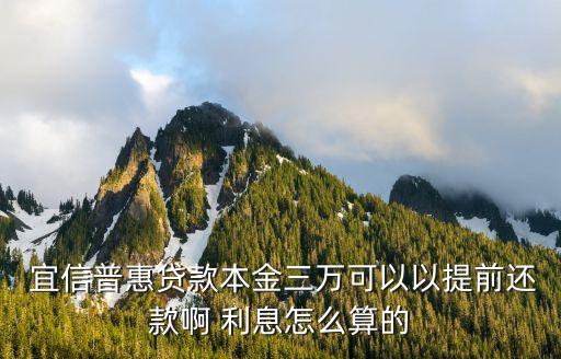 宜信3萬(wàn)貸2年多少利息怎么算