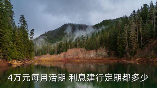 中國(guó)建設(shè)銀行儲(chǔ)蓄利息是多少錢
