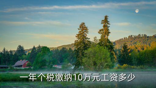 月薪稅前十萬稅后多少,稅前十萬 到手月薪