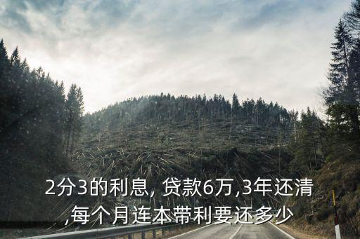 貸款6萬月供多少,貸款100萬30年月供多少