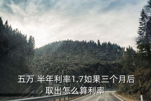 五萬存半年的利息是多少,五萬塊錢半年利息是多少 建行