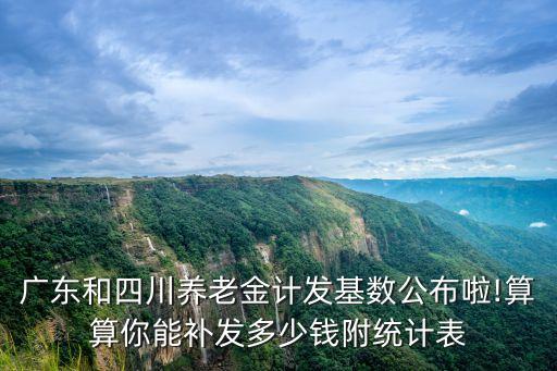 廣東和四川養(yǎng)老金計(jì)發(fā)基數(shù)公布啦!算算你能補(bǔ)發(fā)多少錢附統(tǒng)計(jì)表