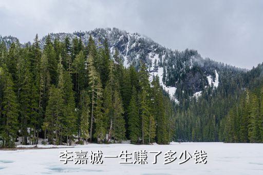  李嘉誠一生賺了多少錢