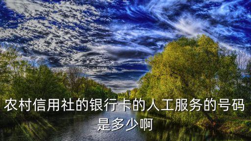 河北農(nóng)信的客服電話是多少錢