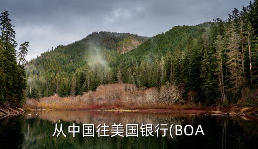從中國(guó)往美國(guó)銀行(BOA