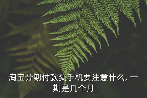 花唄分期一期是多少天