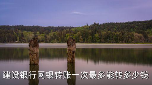 建設銀行網(wǎng)銀轉賬一次最多能轉多少錢