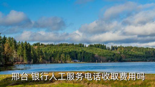  邢臺 銀行人工服務(wù)電話收取費用嗎