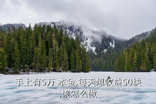手上有5萬 本金,每天想收益50塊,該怎么做