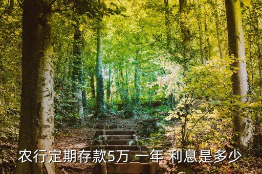50000元死期一年利息多少,五十萬元死期一年利息