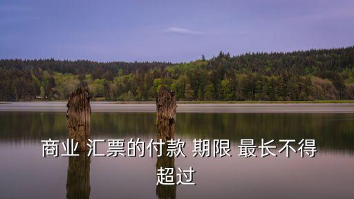 商業(yè)承兌匯票期限最長多少,電子商業(yè)承兌匯票期限最長多少