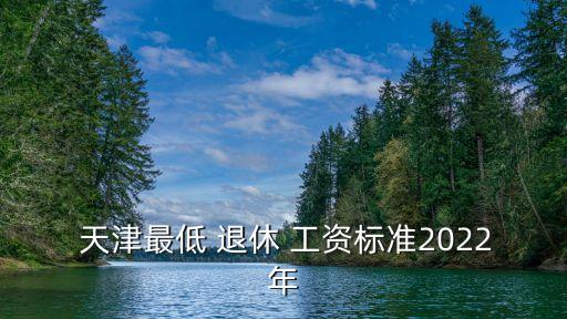  天津最低 退休 工資標(biāo)準(zhǔn)2022年