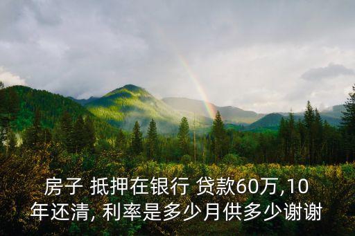 月供房產(chǎn)抵押貸款利率是多少,房產(chǎn)抵押貸款利率2022最新政策