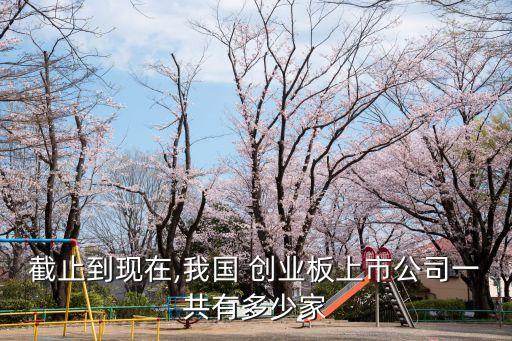 截止到現(xiàn)在,我國 創(chuàng)業(yè)板上市公司一共有多少家