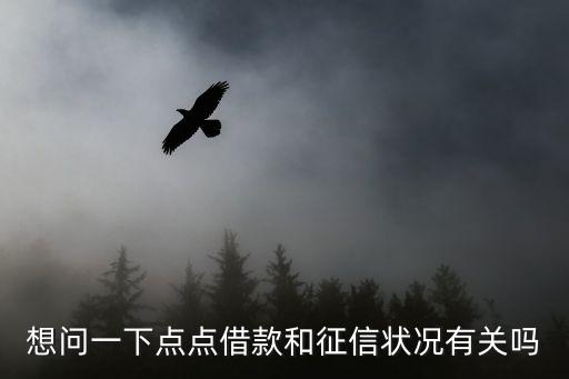 點(diǎn)點(diǎn)這個(gè)貸款怎么樣，想問(wèn)一下點(diǎn)點(diǎn)借款和征信狀況有關(guān)嗎