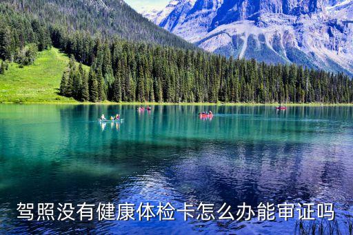駕照沒有健康體檢卡怎么辦能審證嗎