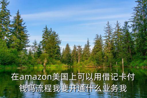 美國亞馬遜中國銀行卡怎么用，在amazon美國上可以用借記卡付錢嗎流程我要開通什么業(yè)務(wù)我