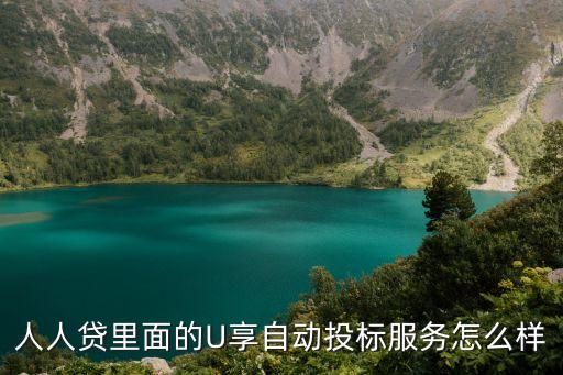 人人貸里面的U享自動(dòng)投標(biāo)服務(wù)怎么樣