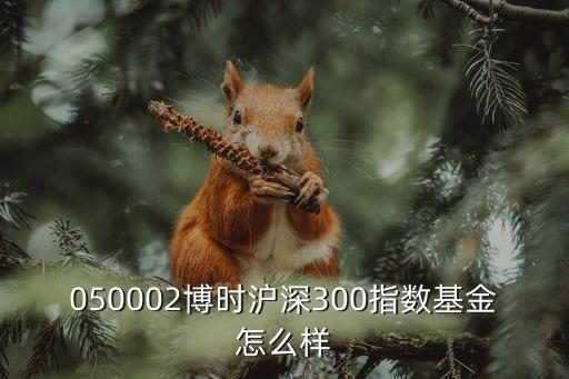 050002博時滬深300指數(shù)基金怎么樣