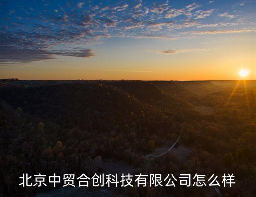 北京中貿(mào)合創(chuàng)科技有限公司怎么樣