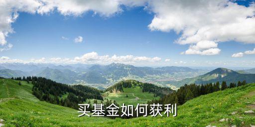 購買基金怎么賺錢，基金怎么賺錢